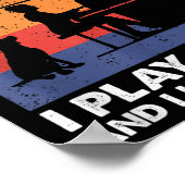 That What I Do I Pet Dogs I Play Ano &amp; I Know  Poster (Hoek)