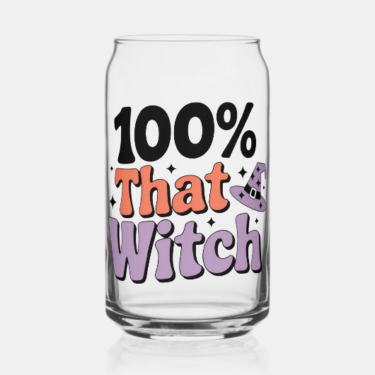 That Witch Can Tumbler Blikvorm Glas (Voorkant)