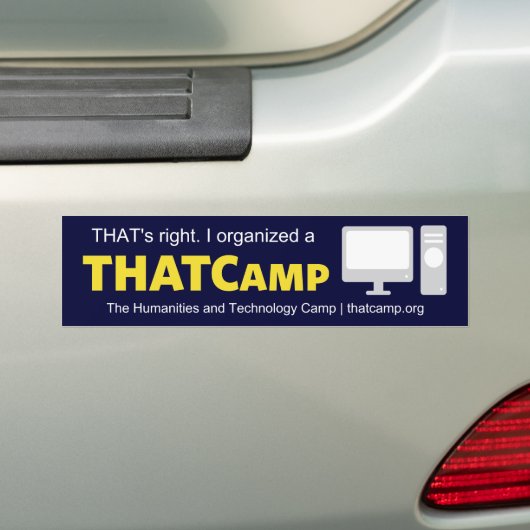 THATCamp Organizer Bumpersticker (Op auto)