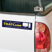 THATCamp Organizer Bumpersticker (Op Truck)