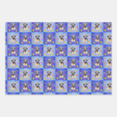 Thatch Border Terrier patchwork Pattern Inpakpapier Vel (Voorkant 2)