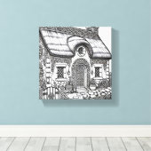 Thatch Cottage #19 Canvas Afdruk (Insitu (Houten vloer))
