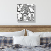 Thatch Cottage #27 Canvas Afdruk (Insitu (Slaapkamer))