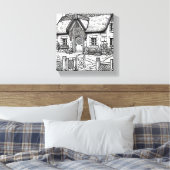 Thatch Cottage #50 Canvas Afdruk (Insitu (Slaapkamer))
