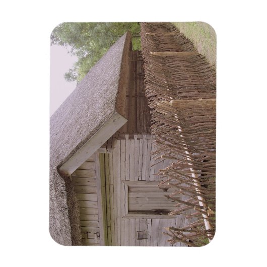 Thatch Roof House, Rumsiskes Museum, LITOUWEN - Magneet (Verticaal)