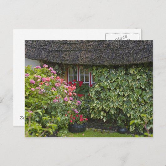 Thatched cottage, Adare, County Limerick Briefkaart (Voorkant / Achterkant)