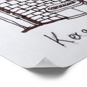 Thatched Houses, Kerascoet | Bretagne, Frankrijk Poster (Hoek)