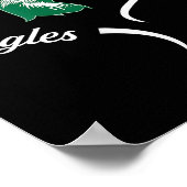 Thatcher Eagles Logo Half Heart Slogan HS Poster (Hoek)