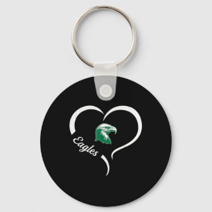 Thatcher Eagles Logo Half Heart Slogan HS Sleutelhanger