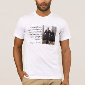Thatcher en Reagan Conservative Quote T-shirt (Voorkant)