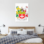 Thatcher Family Crest Canvas Afdruk (Insitu (Slaapkamer))