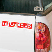 Thatcher Stamp Bumpersticker (Op Truck)