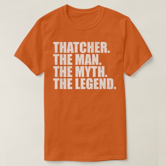 ThatcherThatcher Naam Thatcher voornaam T-shirt (Design voorkant)