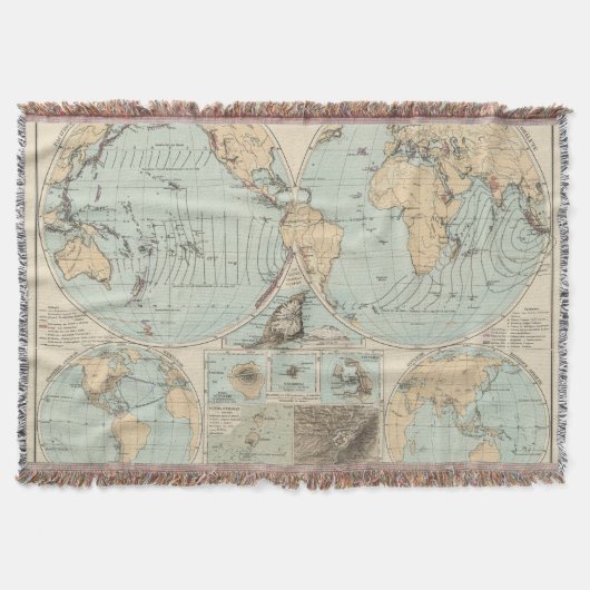 Thatigkeit des Erdinnern Atlas Map Deken (Voorkant)