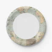 Thatigkeit des Erdinnern Atlas Map Papieren Bordje (Voorkant)