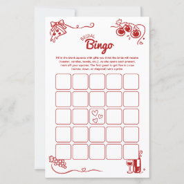 That's Amore Bridal Bingo Italian Wedding Activity