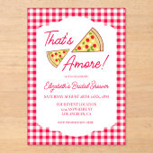 That's Amore Bridal Shower Acryl Uitnodigingen (Voorkant)