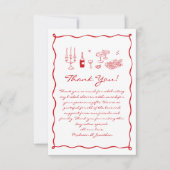 That's Amore Bridal Shower Bedankkaart (Voorkant)