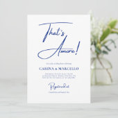 That's Amore Bridal Shower Invite Kaart (Staand voorkant)