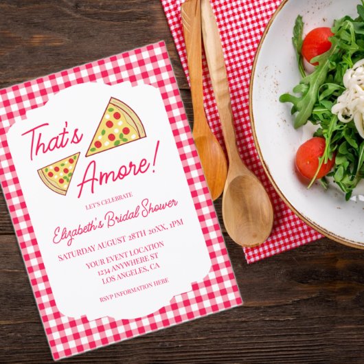 That's Amore Bridal Shower Kaart