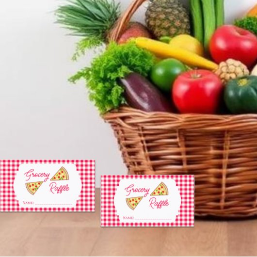 That's Amore Bridal Shower Raffle Ticket Informatiekaartje