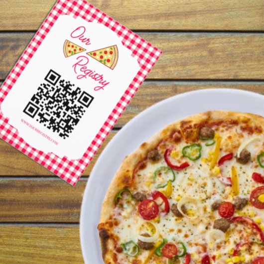 That's Amore Bridal Shower Registry Informatiekaartje