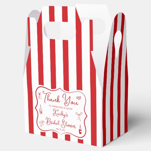 Thats Amore Bridal Shower Thank You Bedankdoosjes (Geopend)