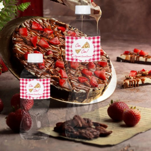 That's Amore Bridal Shower Waterfles Etiket