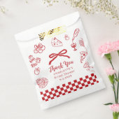 That's Amore Hand Drawn Italian Bridal Shower Bedankzakje (Gezegeld)