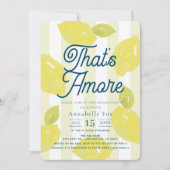That's Amore Hand-Painted Lemon Bridal Shower Kaart (Voorkant)