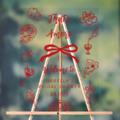 Thats Amore Italian Bridal Shower Welcome Acryl Bord (Neutraal)