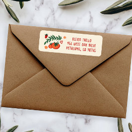 That's Amore Italian Food CUSTOM Wedding Address Etiket