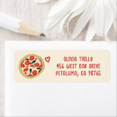 That's Amore Italian Food CUSTOM Wedding Address Etiket (Insitu)