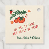 That's Amore Italian Food CUSTOM Wedding  Bedankjes Labels (Achterkant)