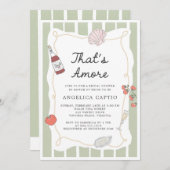 That's Amore Italian Hand Drawn Bridal Shower Kaart (Voorkant / Achterkant)