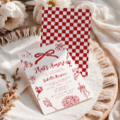 That's Amore Italian Hand drawn Bridal Shower Kaart