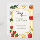 Thats amore Italian pizza and pasta bridal shower Kaart (Voorkant)