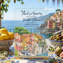 That's Amore Italian Riviera Bridal Shower