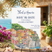 That's Amore Italian Riviera Elegant Save The Date