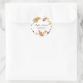 That's Amore Italian Script Bridal Shower Ronde Sticker (Tas)