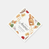 That's Amore Italian Script Bridal Shower Servet (Hoek)