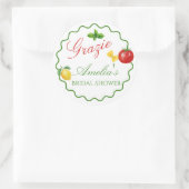 That's Amore Italian Theme Thank you Sticker (Tas)