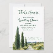 That's Amore Italian View Wedding Shower Kaart (Voorkant)