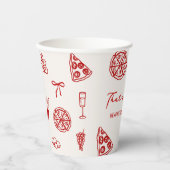 That's Amore Italy Afscheidspartij Papieren Bekers (Voorkant)