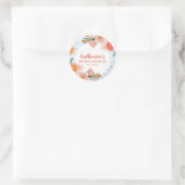 Thats amore mediterranean citrus Bridal shower Ronde Sticker (Tas)