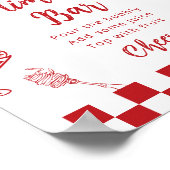 That's Amore Mimosa bar Bubbly bar Italian theme Poster (Hoek)