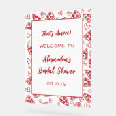 That's Amore Pizza Bruidsfeest Welkomstbord Acryl Bord (Hoek)