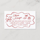 That's Amore, Red Doodle Share a Recipe Card Informatiekaartje (Voorkant)