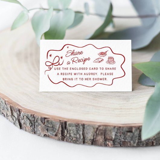 That's Amore, Red Doodle Share a Recipe Card Informatiekaartje