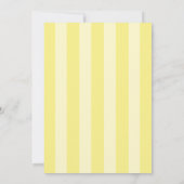 That's Amore Striped Blue & Yellow Wedding Kaart (Achterkant)